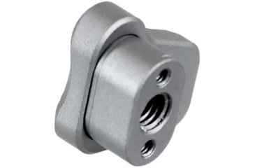 Image of AIM Sports Inc AR-10/AR-15 Oversized AR Mag Release Extension, Anodized Gray, 810099631395