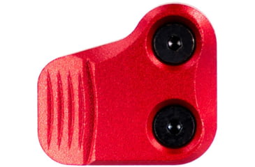 Image of AIM Sports Inc AR-10/AR-15 Oversized AR Mag Release Extension, Anodized Red, 810099631371