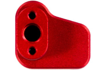 Image of AIM Sports Inc AR-10/AR-15 Oversized AR Mag Release Extension, Anodized Red, 810099631371
