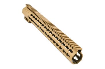 Image of AIM Sports Inc AR-15 Free Float Keymod Handguard, 15 inch, Cerakote, Flat Dark Earth Tan, MTK556R-CFT