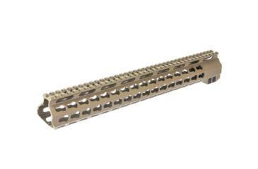 Image of AIM Sports Inc AR-15 Free Float Keymod Handguard, 15 inch, Thin-film ceramic coating, Flat Dark Earth Tan, MTK556R-CFT