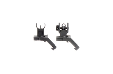 Image of AIM Sports Inc AR Low Profile 45 Degree Flip-Up Sight Set, Black, Small, MT45FS