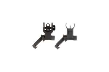 Image of AIM Sports Inc AR Low Profile 45 Degree Flip-Up Sight Set, Black, Small, MT45FS