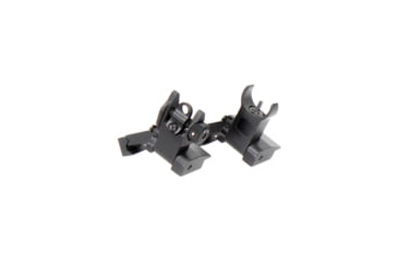 Image of AIM Sports Inc AR Low Profile 45 Degree Flip-Up Sight Set, Black, Small, MT45FS
