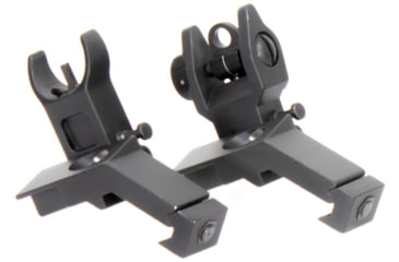 Image of AIM Sports Inc AR Low Profile 45 Degree Flip-Up Sight Set, Black, Small, MT45FS