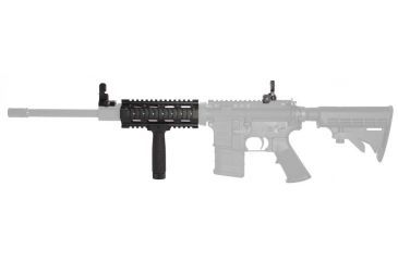 Image of AIM Sports Inc AR/M4 Combo Kit/Carbine Quad Rail/Flip Up Sights/Vertical Grip/V2 ACAR02