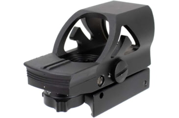 Image of EDEMO AIM Sports Inc Dual-Illumination 1x34mm Red Dot Reflex Sigh W/4 reticle patterns, Red/Green Dot Reticle, Aircraft Grade Aluminum, Black, RT5-06C, EDEMO1