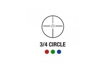 Image of Illuminated Red/ Green/ Blue 3/4 Circle