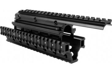 Image of AIM Sports Inc Saiga 12G Quad Rail Mount/20 Slots w/Covers MTSG03