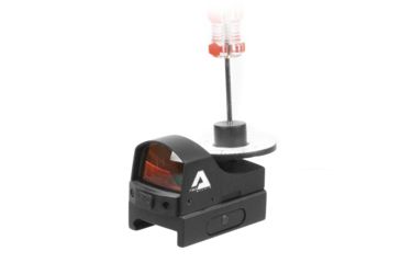 Image of AIM Sports Inc Sub-compact 1x24mm Red Dot Reflex Sight, 3.5 MOA Dot Sight, Aircraft Grade Aluminum, Black, RT5-P1, EDEMO1