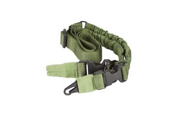 Image of AIM Sports Inc Two One Point Bungee Sling/Steel Clip/Sleeve (Heavy Duty)/Green AOPS02G