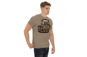 Image of Aimcise Tactical Snacks Chest Rig Tee - Tan, 701337815810