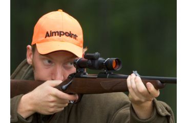Image of Aimpoint 9000L Red Dot Reflex Sight, 2 MOA Dot Reticle, Black, Semi Matte, Anodized, 11419