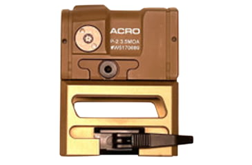 Image of Aimpoint ACRO P-2 Reflex Red Dot Sight, 1 x 0.59&quot; x 0.59&quot;, 3.5 MOA Red Dot Reticle, Flat Dark Earth