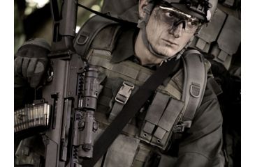 Image of Aimpoint CompM4 Red Dot Reflex Sight, 2 MOA Dot Reticle, Black, Semi Matte, Anodized, 11972