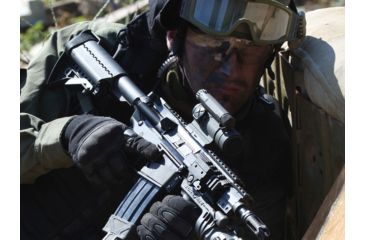 Image of Aimpoint CompM4 Red Dot Reflex Sight, 2 MOA Dot Reticle, Black, Semi Matte, Anodized, 11972