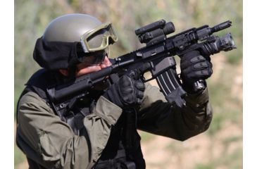 Image of Aimpoint CompM4 Red Dot Reflex Sight, 2 MOA Dot Reticle, Black, Semi Matte, Anodized, 11972