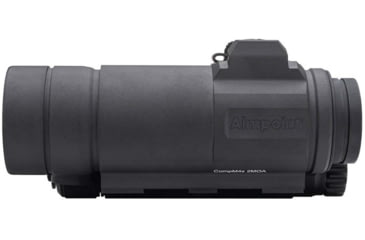 Image of Aimpoint CompM4s Red Dot Reflex Sight Without Mount, 2 MOA Dot Reticle, Black, Semi Matte, Anodized, 12308