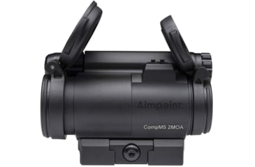 Image of Aimpoint CompM5 Red Dot Reflex Sight, 2 MOA Dot Reticle, w/ Picatinny Mount, Black, Semi Matte, Anodized, 200350