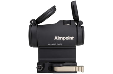 Image of Aimpoint Micro H-2 Red Dot Reflex Sight, 2 MOA Dot Reticle, w/ LRP Mount &amp; Spacer, Black, Semi Matte, Anodized, 200211