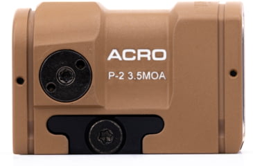 Image of Aimpoint OPMOD Acro 1x16mm Reflex Red Dot Sight, 3.5 MOA Dot Reticle, Coyote Tan, AIMOPMOD