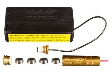 Image of AimShot Modular 30 Carbine Laser Bore Sight with External and Standard Batteries MBS30