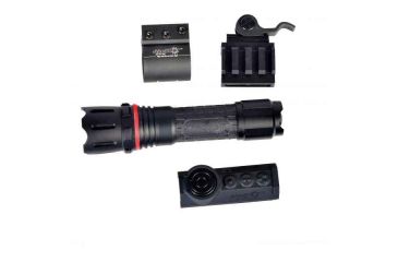 Image of AimSHOT TX890-IR Infrared Wireless Tactical Flashlight Kit with Quick Release Rail Mount, Black TX890-IR