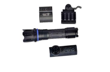 Image of AimSHOT White Wireless Tactical Flashlight Kit with Quick Release Rail Mount, Black TX890-WH