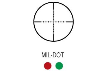 Image of AimSports 2.5-10X40 Dual Ill. Scope /QRM/Mil-Dot, Black JTSDM251040G