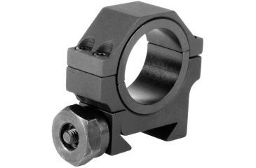 Image of AimSports 30mm Weaver Rings/1in. Insert Heavy Duty Low, Black QW30TL