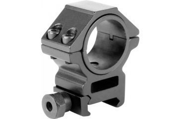 Image of AimSports 30mm Weaver Rings/1in. Insert Heavy Duty Medium, Black QW30TM