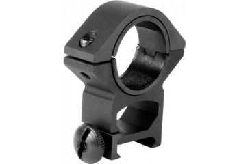 Image of AimSports 30mm Weaver Rings/1in. Insert-Medium, Black QW30M