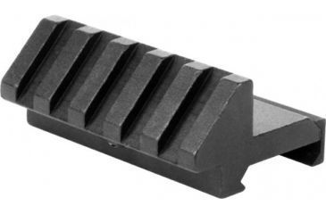 Image of AimSports .45 Degree Offset Picatinny Rail Mount, Black MT022
