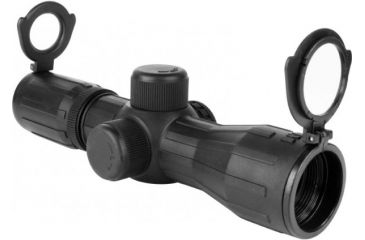 Image of AimSports 4X30 Dual Ill. Rubber Armored Scope , Black JTDX430G