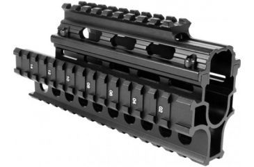 Image of AimSports AK47/Yugo M70 Quad Rail, Black MK009Q