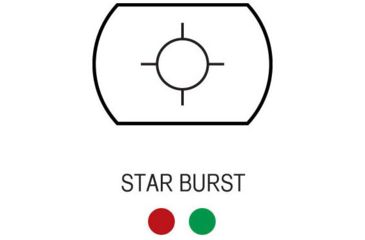 Image of AimSports Dual Ill. Red Dot Sight 4 Different Reticles, Black, Red-Green RT4-03, EDEMO2