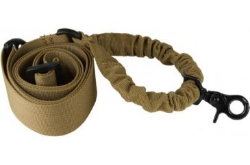 Image of AimSports One Point Bungee Rifle Sling/Tan, Tan AOPST