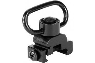Image of AimSports Sling Rail Mount w/ QR Push Button Swivel, Black MT030