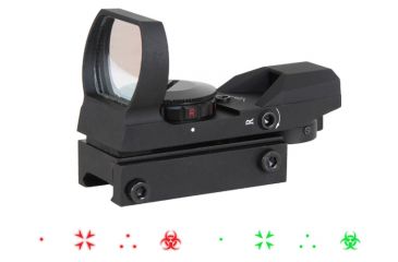 Image of AimSports Tactical Dual Ill. 4 Reticles/Special Ops Edition, Black RT4-S01
