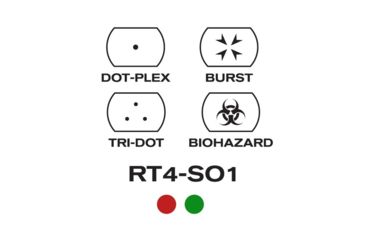 Image of AimSports Tactical Dual Ill. 4 Reticles/Special Ops Edition, Black RT4-S01