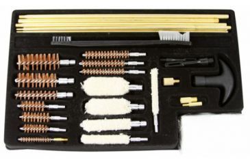 Image of AimSports Universal 30 Pcs Gun Cleaning Kit, Pewter UGCK