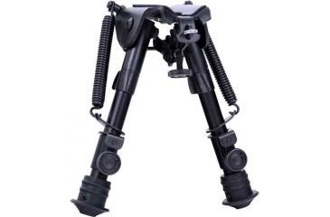 Image of Aimtech Adjustable Heavy Duty Stud Mount Bipod, Black, 6-9in AFA-10854
