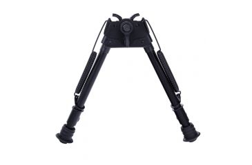 Image of Aimtech Adjustable Heavy Duty Stud Mount Bipod, Lever Locking Pivot, Black, 9-13in AFA-10856