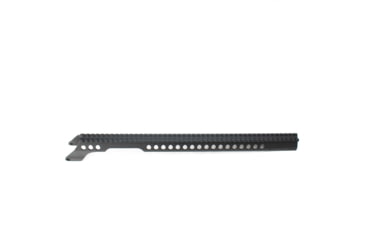 Image of Aimtech Warhammer Tactical Full Rail Shotgun Mount w/MagPul M-Lok System, Mossberg 590, 20ga,w/Shotshell Carrier, Black, ML-4SWH 6S