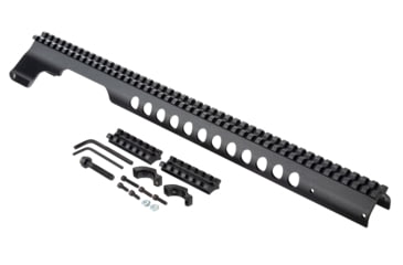 Image of Aimtech Warhammer X Series Tactical Full Length Rail Mount, Remington 870, 20ga, Black, ASM-220WHX