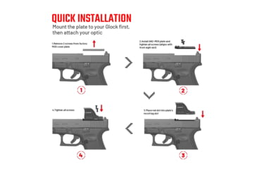 Image of AIMWIN AN2 Adapter Plate Glock MOS to RMR