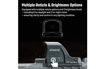 Image of AIMWIN PN320 Red Dot Sight RMR Footprint