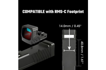 Image of AIMWIN PN330 Red Dot Sight RMSc Footprint