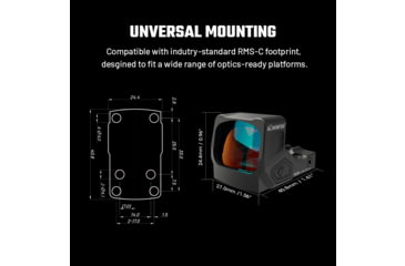 Image of AIMWIN PN330 Red Dot Sight RMSc Footprint