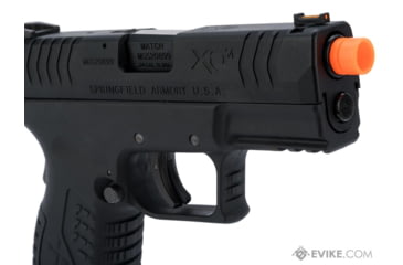 Image of Air Venturi Springfield Armory Licensed XDM Gas Blowback Airsoft Training Pistol, 3.8 Compact, Black, SA-XDM38GBB6-B